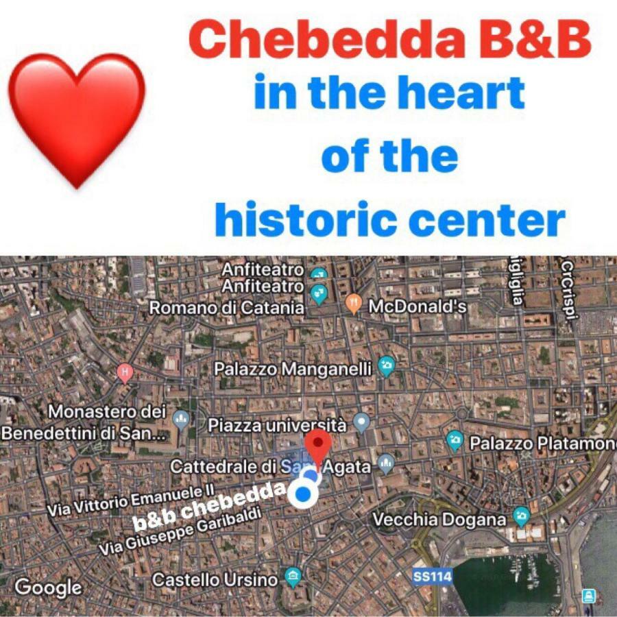 Chebedda B&B Катанія Екстер'єр фото